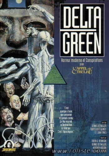 Couverture de la première VF de Delta Green (Descartes)